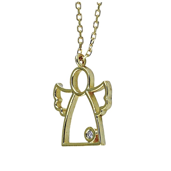 Certified 0,02 ct. Diamond 14K Necklace NEW with giftbox! FOR VALENTINE’S DAY♥️ - Picture 3 of 5